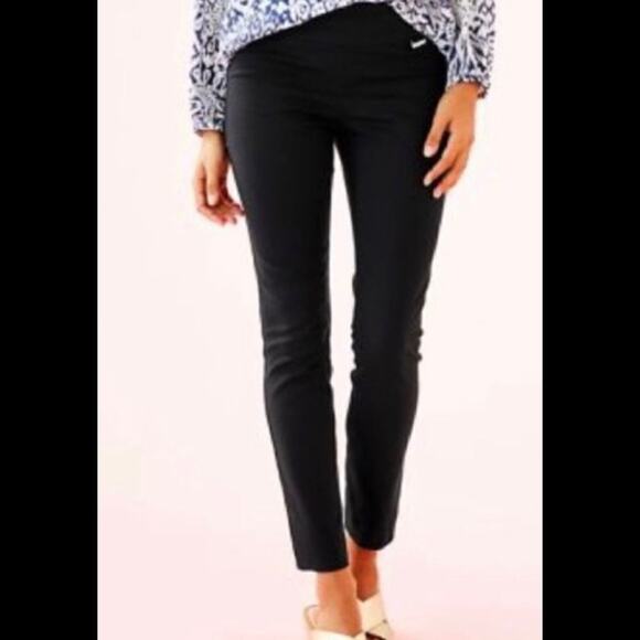 NWT Lily Pulitzer Woman’s Anika High Rise Ultra Suede Pull On Pant Size 2 - Picture 1 of 13